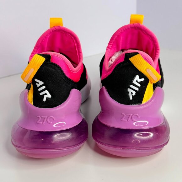 Youth Nike Air Max 270‎ Extreme Hyper Pink/White-Black (CI1109 601) Size 6.5 Y - Picture 2 of 9